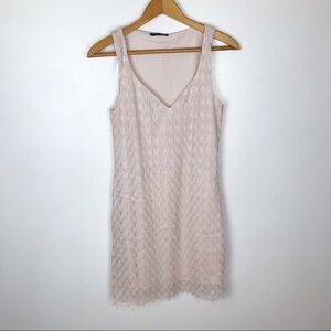 Zara Fully lined Lace Mini dress Size S